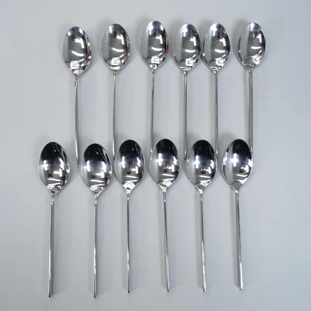 Towle‎ 18/0 Stainless Briggs Living Collection Angled Flatware 12 Soup Spoon